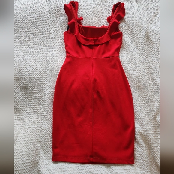 Lulu's Red Sleeveless Dress - Picture 4 of 9